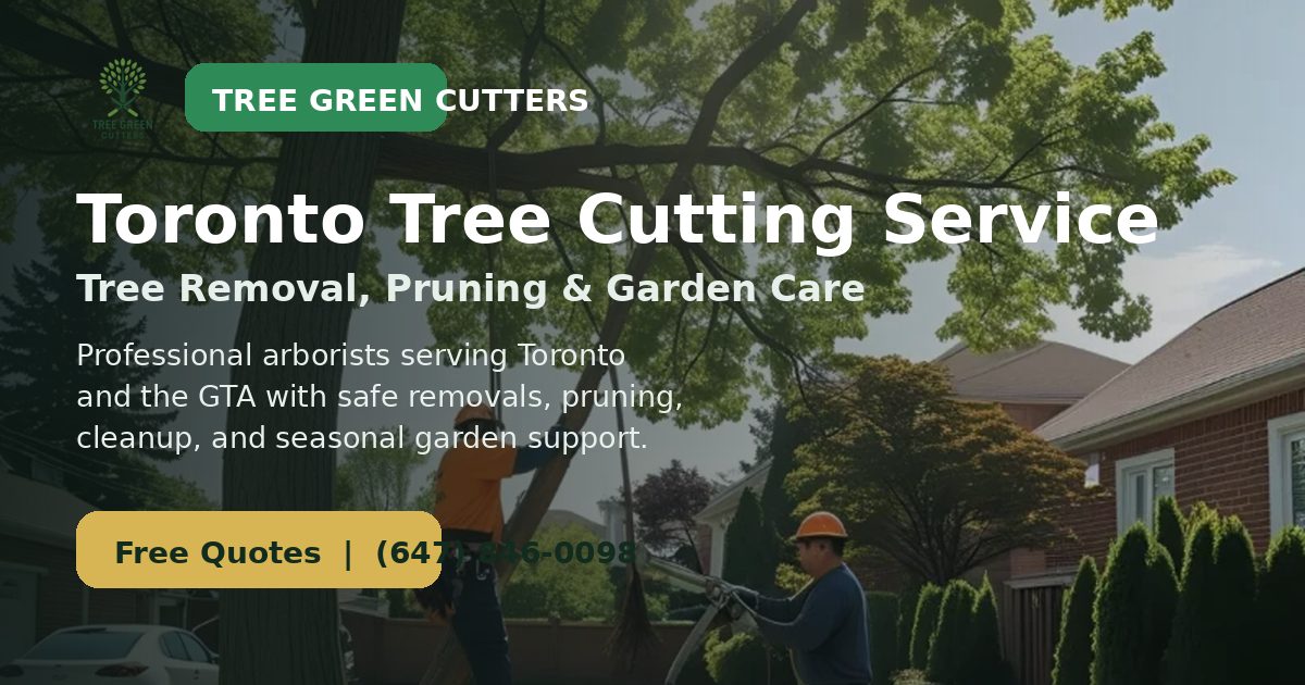 Read more about the article toronto tree cutting service: Expert Tree Cutting & Pruning Services in Toronto | Tree Green Cutters – (647) 846-0098: